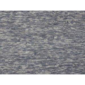 12'2"x18'3" Beau Blue, Pure Wool Hand Knotted, Geometric Art Deco Collection Soft To The Touch, Oversized Oriental Rug FWR476430