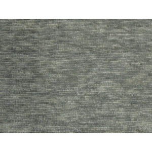 12'2"x18'3" Camouflage Green, Geometric Art Deco Collection, Natural Wool Hand Knotted, Oversized Oriental Rug FWR476484