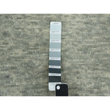 Load image into Gallery viewer, 10&#39;x14&#39; Camouflage Green, 100% Wool Hand Knotted, Geometric Art Deco Collection, Oriental Rug FWR476496