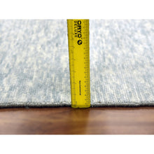 Load image into Gallery viewer, 12&#39;1&quot;x18&#39;4&quot; Stone Blue, Geometric Art Deco Collection, Natural Wool Hand Knotted, Oversized Oriental Rug FWR476520