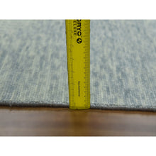 Load image into Gallery viewer, 10&#39;2&quot;x14&#39;2&quot; Stone Blue, 100% Wool Hand Knotted, Geometric Art Deco Collection, Oriental Rug FWR476532