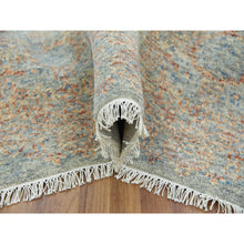 Load image into Gallery viewer, 9&#39;2&quot;x12&#39;  Green, Tone On Tone Obscured And Subtle, Natural Dyes, Soft Wool, Hand Knotted  Oriental Rug FWR476604