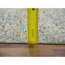 Load image into Gallery viewer, 9&#39;2&quot;x12&#39;  Green, Tone On Tone Obscured And Subtle, Natural Dyes, Soft Wool, Hand Knotted  Oriental Rug FWR476604