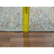 Load image into Gallery viewer, 9&#39;x12&#39; Green, Hand Knotted, Tone On Tone Obscured And Subtle Collection, Natural Dyes, Soft Wool, Oriental Rug FWR476610