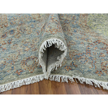 Load image into Gallery viewer, 10&#39;x14&#39;2&quot; Green, Hand Knotted Rug, Tone On Tone Obscured And Subtle Collection, Natural Dyes Soft Wool, Oriental Rug FWR476616