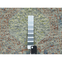 Load image into Gallery viewer, 12&#39;x17&#39;4&quot; Green, Oversize, Tone On Tone, 100% Wool, Obscured And Subtle Collection, Hand Knotted, Oriental Rug FWR476628