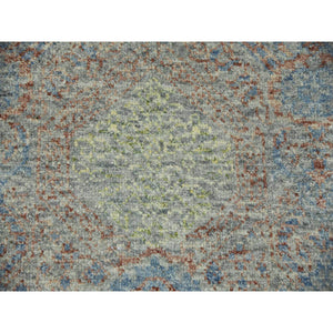 12'x17'4" Green, Oversize, Tone on tone, 100% Wool, Obscured and Subtle Collection, Hand Knotted, Oriental Rug FWR476628