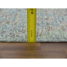 Load image into Gallery viewer, 12&#39;x17&#39;4&quot; Green, Oversize, Tone On Tone, 100% Wool, Obscured And Subtle Collection, Hand Knotted, Oriental Rug FWR476628