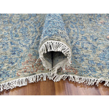 Load image into Gallery viewer, 11&#39;10&quot;x17&#39;10&quot; Blue, Oversize Natural Dyes, Tone On Tone Obscured And Subtle Collection, Pure Wool, Hand Knotted, Soft Pile, Oriental Rug FWR476646