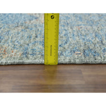 Load image into Gallery viewer, 11&#39;10&quot;x17&#39;10&quot; Blue, Oversize Natural Dyes, Tone On Tone Obscured And Subtle Collection, Pure Wool, Hand Knotted, Soft Pile, Oriental Rug FWR476646