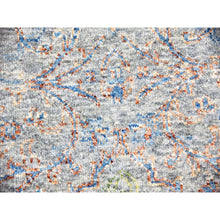 Load image into Gallery viewer, 12&#39;x15&#39;2&quot; Green, Oversize, Soft Luxurious Wool, Tone On Tone Obscured And Subtle Collection,  Hand Knotted, Oriental Rug FWR476658