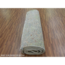 Load image into Gallery viewer, 12&#39;x15&#39;2&quot; Green, Oversize, Soft Luxurious Wool, Tone On Tone Obscured And Subtle Collection,  Hand Knotted, Oriental Rug FWR476658