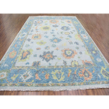 Load image into Gallery viewer, 12&#39;x15&#39;3&quot; Blue, Oushak Re Imagined, Soft Luxurious Wool, Hand Knotted, Natural Dyes, Oversize Oriental Rug FWR476688