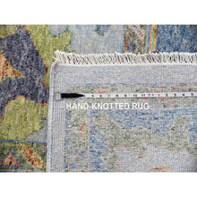 Load image into Gallery viewer, 12&#39;x15&#39;3&quot; Blue, Oushak Re Imagined, Soft Luxurious Wool, Hand Knotted, Natural Dyes, Oversize Oriental Rug FWR476688