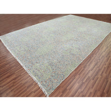 Load image into Gallery viewer, 12&#39;x18&#39; Green, Tone On Tone Obscured And Subtle Collection, Hand Knotted, Oversize, Soft Luxurious Wool, Oriental Rug FWR476694