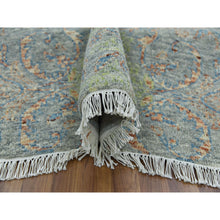 Load image into Gallery viewer, 12&#39;x18&#39; Green, Tone On Tone Obscured And Subtle Collection, Hand Knotted, Oversize, Soft Luxurious Wool, Oriental Rug FWR476694
