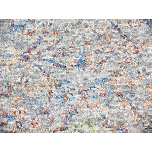 12'x18' Green, Tone On Tone Obscured And Subtle Collection, Hand Knotted, Oversize, Soft Luxurious Wool, Oriental Rug FWR476694