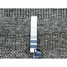 Load image into Gallery viewer, 12&#39;1&quot;x18&#39;2&quot; Medium Gray, Modern Grass Design, Natural Undyed Wool, Hand Knotted, Oversized Oriental Rug FWR476700