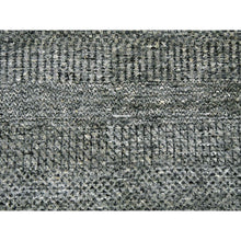 Load image into Gallery viewer, 12&#39;1&quot;x18&#39;2&quot; Medium Gray, Modern Grass Design, Natural Undyed Wool, Hand Knotted, Oversized Oriental Rug FWR476700