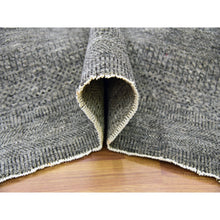 Load image into Gallery viewer, 12&#39;x15&#39;1&quot; Medium Gray, Hand Knotted, Modern Grass Design, Natural Undyed Wool, Oversized Oriental Rug FWR476706