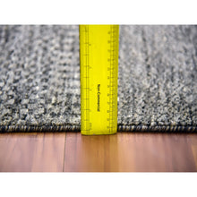 Load image into Gallery viewer, 12&#39;x15&#39;1&quot; Medium Gray, Hand Knotted, Modern Grass Design, Natural Undyed Wool, Oversized Oriental Rug FWR476706