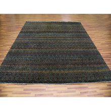 Load image into Gallery viewer, 10&#39;x10&#39; Rust Brown, Hand Knotted, Kohinoor Herat Small Geometric Repetitive Design, 100% Plush Wool, Square Oriental Rug FWR476730