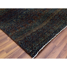 Load image into Gallery viewer, 10&#39;x10&#39; Rust Brown, Hand Knotted, Kohinoor Herat Small Geometric Repetitive Design, 100% Plush Wool, Square Oriental Rug FWR476730