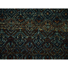 Load image into Gallery viewer, 10&#39;x10&#39; Rust Brown, Hand Knotted, Kohinoor Herat Small Geometric Repetitive Design, 100% Plush Wool, Square Oriental Rug FWR476730
