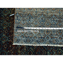 Load image into Gallery viewer, 10&#39;x10&#39; Rust Brown, Hand Knotted, Kohinoor Herat Small Geometric Repetitive Design, 100% Plush Wool, Square Oriental Rug FWR476730