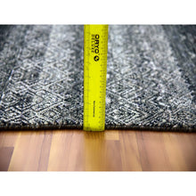 Load image into Gallery viewer, 10&#39;x13&#39;10&quot; Arsenic Gray, Hand Knotted, Kohinoor Herat Small Geometric Repetitive Design, 100% Plush Wool, Oriental Rug FWR476754