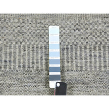 Load image into Gallery viewer, 3&#39;x5&#39;3&quot; Perfect Gray, Natural Undyed Wool, Modern Grass Design, Hand Knotted, Tone On Tone, Oriental Rug FWR477312