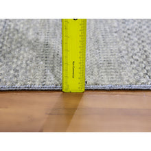 Load image into Gallery viewer, 3&#39;x5&#39;3&quot; Perfect Gray, Natural Undyed Wool, Modern Grass Design, Hand Knotted, Tone On Tone, Oriental Rug FWR477312