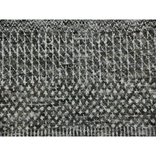 Load image into Gallery viewer, 12&#39;2&quot;x15&#39;2&quot; Neutral Gray, Modern Grass Design, Tone On Tone, Undyed 100% Wool, Hand Knotted, Oversized Oriental Rug FWR477516