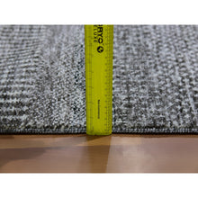 Load image into Gallery viewer, 12&#39;2&quot;x15&#39;2&quot; Neutral Gray, Modern Grass Design, Tone On Tone, Undyed 100% Wool, Hand Knotted, Oversized Oriental Rug FWR477516
