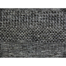 Load image into Gallery viewer, 8&#39;1&quot;x8&#39;2&quot; Harbor Gray, Organic Undyed Wool, Modern Grass Design, Tone On Tone, Square Hand Knotted Oriental Rug FWR477534