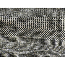Load image into Gallery viewer, 8&#39;1&quot;x10&#39;3&quot; Davy&#39;s Gray, Dyed Densely Woven Tone On Tone, Soft To The Touch Wool And Silk, Hand Knotted Modern Grass Design, Oriental Rug FWR477684