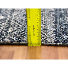 Load image into Gallery viewer, 5'x7'1" Espresso Macchiato Gray, Borderless Hand Knotted, Diamond Shape Repetitive Design, Kohinoor Herat, Soft To The Touch, All Wool, Oriental Rug FWR477984