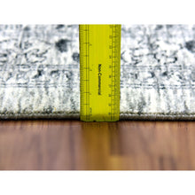 Load image into Gallery viewer, 12&#39;1&quot;x18&#39; Chiffon White, Mamluk Dynasty, Tone On Tone Design, Undyed Pure Wool, Hand Knotted, Oversized Oriental Rug FWR478080