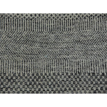 Load image into Gallery viewer, 14&#39;x18&#39;1&quot; Cloud Gray, Modern Grass Design, Pure Undyed Wool, Tone On Tone, Hand Knotted, Oversized Oriental Rug FWR478152