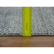 Load image into Gallery viewer, 14&#39;x18&#39;1&quot; Cloud Gray, Modern Grass Design, Pure Undyed Wool, Tone On Tone, Hand Knotted, Oversized Oriental Rug FWR478152