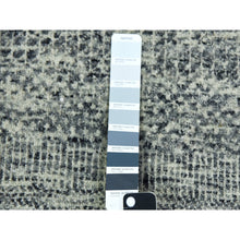 Load image into Gallery viewer, 12&#39;2&quot;x15&#39;4&quot; Gentle Gray, Hand Knotted Tone On Tone, Modern Grass Design, Soft Natural Undyed Wool, Oversized Oriental Rug FWR478422