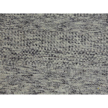 Load image into Gallery viewer, 10&#39;x13&#39;10&quot; Vintage Gray, Soft Natural Undyed Wool, Modern Grass Design, Tone On Tone,  Hand Knotted, Oriental Rug FWR478434