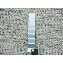 Load image into Gallery viewer, 3&#39;x5&#39;6&quot; 100% Undyed Wool, Modern Hand Knotted Grass Design, Tone On Tone, Oriental Rug FWR478482