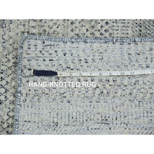 Load image into Gallery viewer, 3&#39;x5&#39;6&quot; Dark Vanilla Brown, Rajasthan with All Over Leaf Design, Hand Knotted, Wool and Silk, Soft Pile, Thick and Plush, Oriental Rug FWR453774