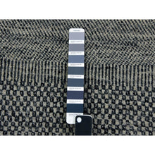 Load image into Gallery viewer, 6&#39;x6&#39; Flannel Gray, Undyed 100% Wool, Modern Grass Design, Hand Knotted, Square Oriental Rug FWR478554