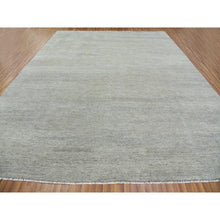 Load image into Gallery viewer, 11&#39;10&quot;x15&#39;4&quot; Templeton Gray, Natural Undyed Wool, Modern Hand Knotted Grass Design,  Tone On Tone Oriental Oversized Rug FWR478560