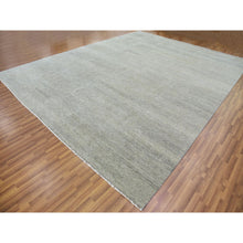 Load image into Gallery viewer, 11&#39;10&quot;x15&#39;4&quot; Templeton Gray, Natural Undyed Wool, Modern Hand Knotted Grass Design,  Tone On Tone Oriental Oversized Rug FWR478560