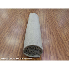 Load image into Gallery viewer, 11&#39;10&quot;x15&#39;4&quot; Templeton Gray, Natural Undyed Wool, Modern Hand Knotted Grass Design,  Tone On Tone Oriental Oversized Rug FWR478560