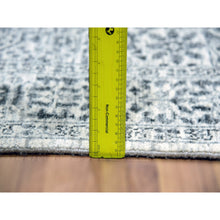 Load image into Gallery viewer, 4&#39;1&quot;x6&#39;2&quot; Cascading White, Mamluk Design, Tone On Tone, Undyed Luxurious Wool, Hand Knotted, Oriental Rug FWR478836