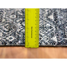 Load image into Gallery viewer, 2&#39;8&quot;x10&#39;1&quot; Riverway Gray, Soft To The Touch Extra Soft Wool, Hand Knotted, Kohinoor Herat With Small Geometric Repetitive Design, Runner Oriental Rug FWR478884